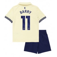 Stroje piłkarskie Everton Thierno Barry #11 Koszulka Wyjazdowej dla dzieci 2025-26 Krótki Rękaw (+ szorty)
